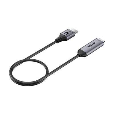 3. UNITEK DisplayPort 1.4 to HDMI 2.1 Adapter Cable, 8K 60Hz, HDR, DSC V1.2A, 1.8 m