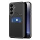 13. Dux Ducis Rafi II Case for Samsung Galaxy S25+ with Stand and Wallet - Black