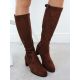 9. Brown Suede Women’s Boots Sergio Leone KZ205