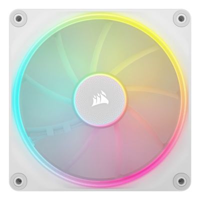 3. Corsair CO-9051032-WW computer cooling system Computer case Fan 14 cm White 2 pcs.