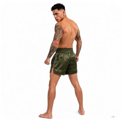 2. Men’s ARMY GREEN V1 COMBATWEAR Muay Thai Shorts | DBX Bushido