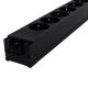 3. Bachmann 906.12640 6-way power outlet splitter, indoor, black