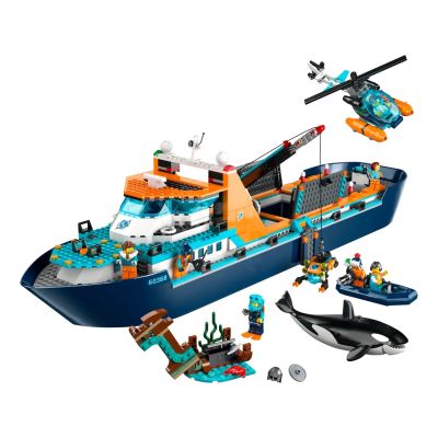 14. LEGO City 60368 Arctic Explorer Boat