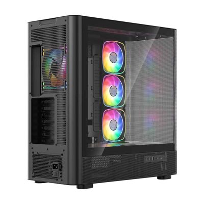 14. MODECOM VOLCANO AQ 300 ARGB MIDI BLACK CASE