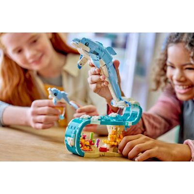 7. LEGO Creator 31385 Sea Creatures: Beautiful Dolphins