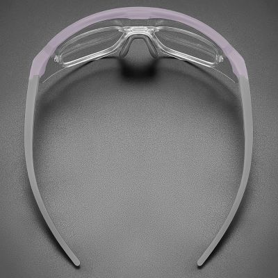 4. Rockbros Polarized Cycling Glasses with UV Protection and Corrective Insert - Purple