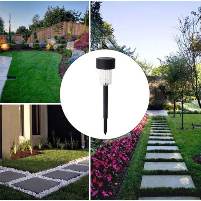 8. LED SOLAR LAMP O4.7x30.5cm PLASTIC SET 10 PCS
