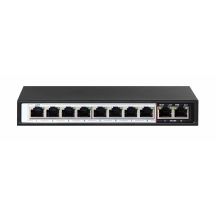 EXTRALINK CERES 8-PORT POE SWITCH 48V 10/100MB 802.3AF 15.4W PER PORT