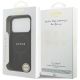8. Guess Saffiano Classic Logo MagSafe Case for iPhone 17 Pro - Black