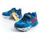 8. Leomil children's sports shoes Spiderman sneakers lightweight with velcro LED blue