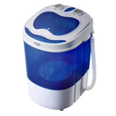 40. Adler AD 8051 travel washing machine (1000 rpm; 3 kg; 370 mm; blue)