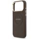 6. Guess Peony Hot Stamp MagSafe Case for iPhone 17 Pro Max - Brown