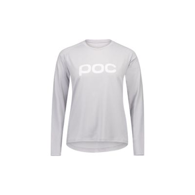 POC W's Reform Enduro Jersey Light Gray