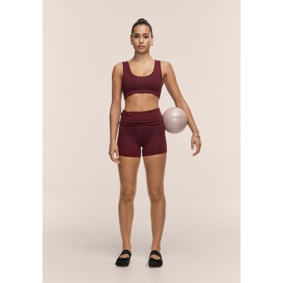 6. CASALL Sublime Fling Bralette Sports Bra, Burgundy
