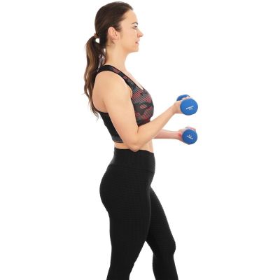 5. EB FIT neoprene dumbbell 2 kg blue 1029252
