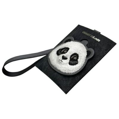 7. Nimmy Big Eyed Pet 2.0 Panda 3-in-1 Phone Bag + Wallet + Tracker Case - Black