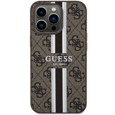 3. Guess GUHMP13LP4RPSW iPhone 13 Pro / 13 6.1" brown/brown hardcase 4G Printed Stripes MagSafe