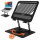 MEDIA-TECH ADJUSTABLE, ROTATABLE, ERGONOMIC LAPTOP STAND ROTO MT2662