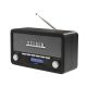 8. Radio Denver DAB-18 Retro Bluetooth - DAB/DAB+/FM - Stereo - Gray