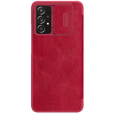 2. Nillkin Qin leather holster case for Samsung Galaxy A73 red