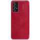2. Nillkin Qin leather holster case for Samsung Galaxy A73 red