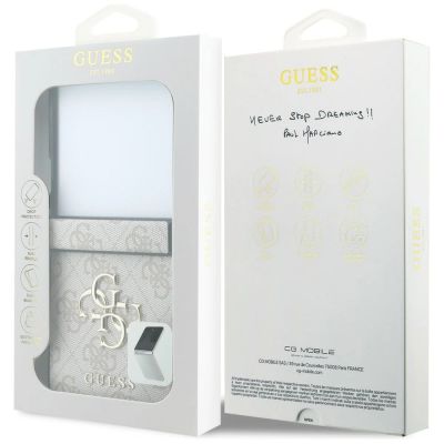7. Guess Big 4G Logo Case for Samsung Galaxy Z Flip 8 - Pink