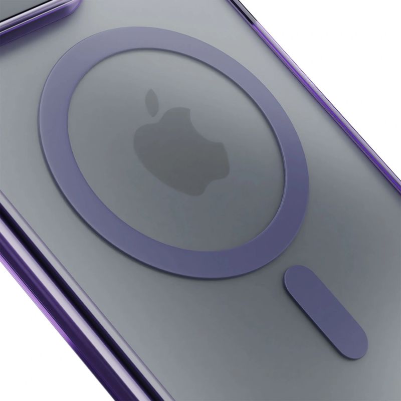 11. 3mk Frosty MagCase Purple for Apple iPhone 16 - purple