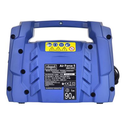 4. Scheppach AIR-FORCE 5 suitcase compressor