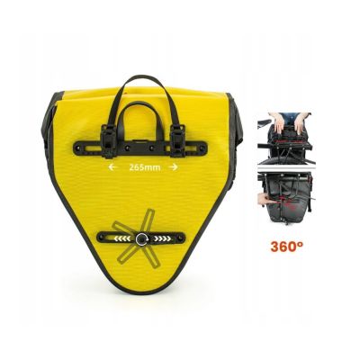 2. Rockbros Waterproof Trunk Bag 20L Yellow