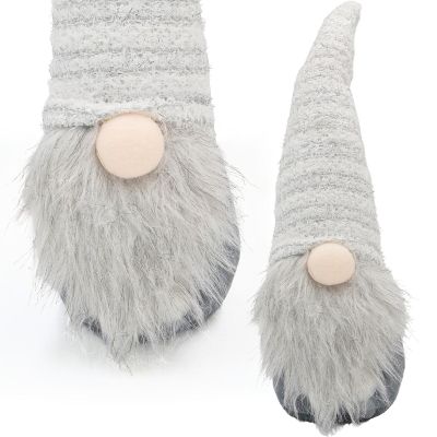 7. GNOME WITH A LONG WHITE HAT AND A GLITTER NOSE 42CM