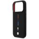 6. BMW M Silicon Tricolor Line MagSafe Case for iPhone 17 Pro - Black