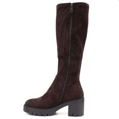 3. Women’s chocolate-brown suede insulated boots Vinceza 58332