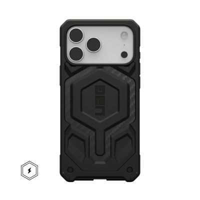 2. Urban Armor Gear Monarch Pro Cell Phone Case 17.5 cm (6.9") Black, Carbon