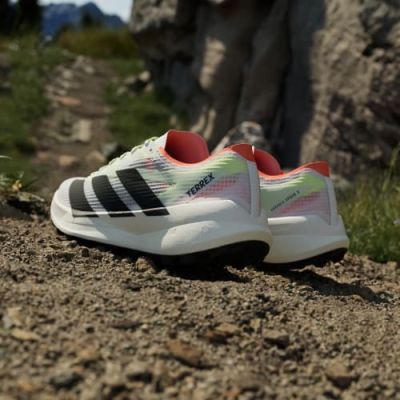 13. Women's adidas TERREX Agravic Speed 2 trail running shoes – ftwr white/core blk/imp orange size: 37_5