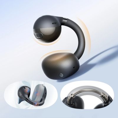 9. OWS Baseus Bass BC1 Earphones with Clip - Black