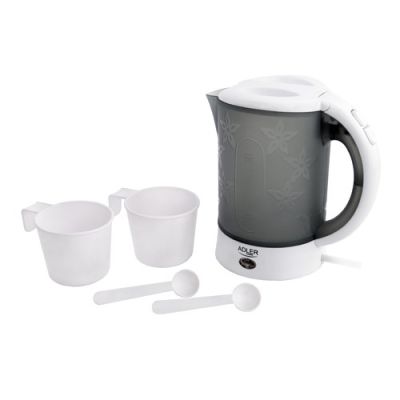 9. Adler AD 1268 electric kettle (600W 0.6l; white)