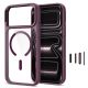 2. Tech-Protect Magmat Magsafe CC Case for iPhone 17 Pro / 18 Pro - Transparent Burgundy