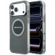 Mercedes AMG IML Transparent Bicolor Block MagSafe Case for iPhone 18 Pro Max / 17 Pro Max - Black and Gray