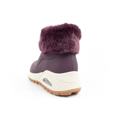 14. Skechers Uno Rugged Women's Insulated Winter Boots Purple