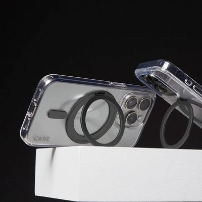 4. CARE by PanzerGlass Feature Kickstand Case iPhone 16 6.1" black/black MagSafe 1321