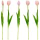 11. BOUQUET OF 5 LIGHT PINK TULIPS 39 CM LIKE LIFE SPRING DECORATION