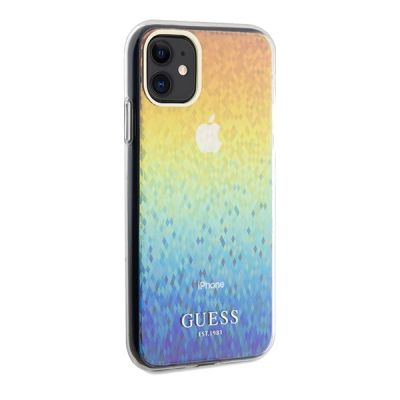 4. Guess IML Faceted Mirror Disco Iridescent case for iPhone 11 / Xr - multicolor