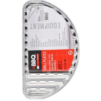 6. ALUMINUM GRILL TRAYS HALF 4 PCS