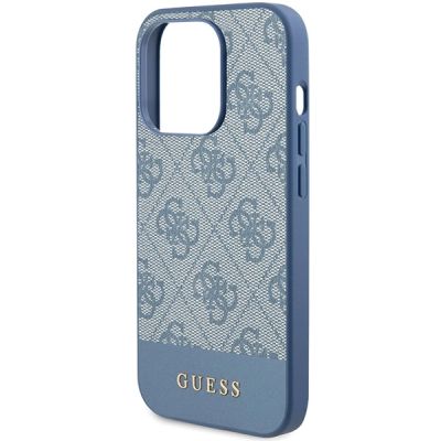 6. Guess 4G Stripe Collection case for iPhone 15 Pro - blue