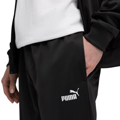 5. Puma Ess No. 1 Logo Poly Men's Tracksuit Black 692630 01