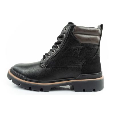 2. Wrangler Nevada men's shoes Chelsea boots elegant fashionable lace-up black