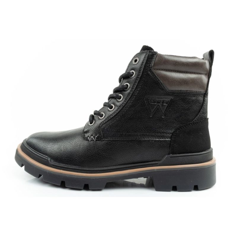 2. Wrangler Nevada men's shoes Chelsea boots elegant fashionable lace-up black