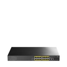 Cudy GS2018PS2 Managed L2 Gigabit Ethernet (10/100/1000) PoE Support 1U Black