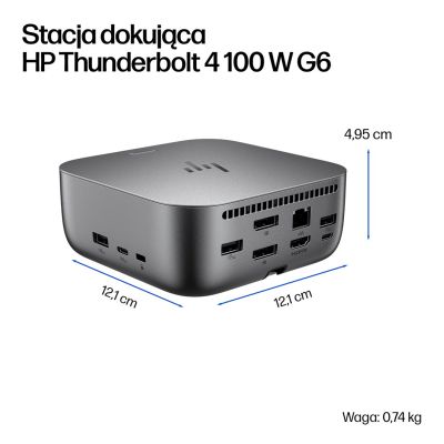 3. HP Thunderbolt 4 100W G6 Dock