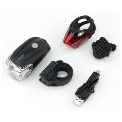 2. Ansmann 1600-0254 bicycle light Rear + front lighting (set) LED